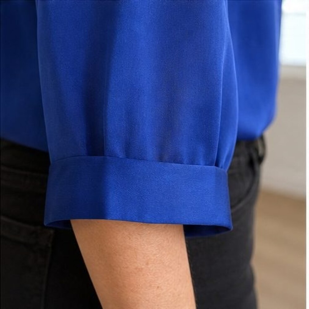 Ivory Ruffle Blouse - Picture 5 of 6